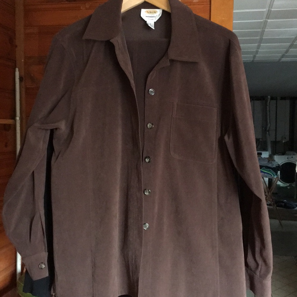 Talbots brown pant suit